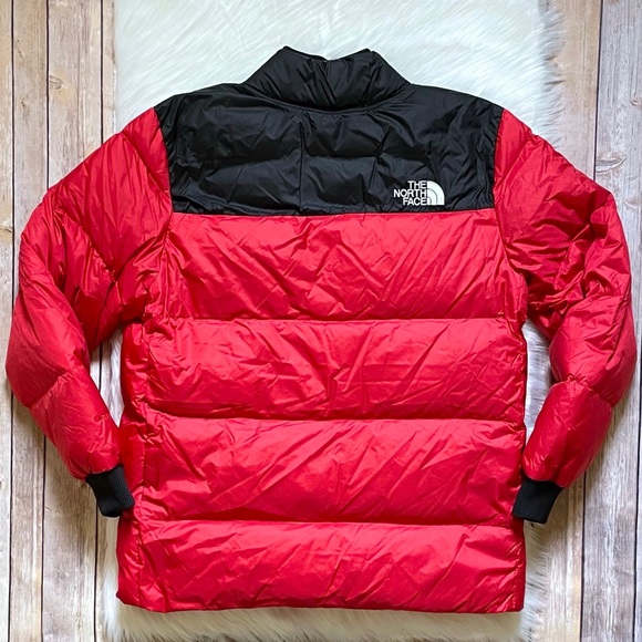 The North Face Men’s Nordic Bomber 700 Down Puffer Jacket In Red - Picture 5 of 8
